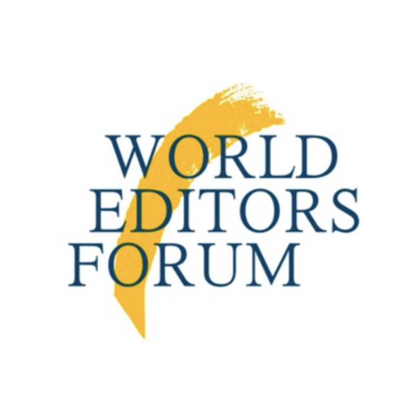 [World Editors Forum logo] link to website